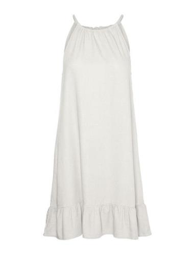 Vmmymilo Short Halter Frill Dress Wvn Ga Lyhyt Mekko White Vero Moda