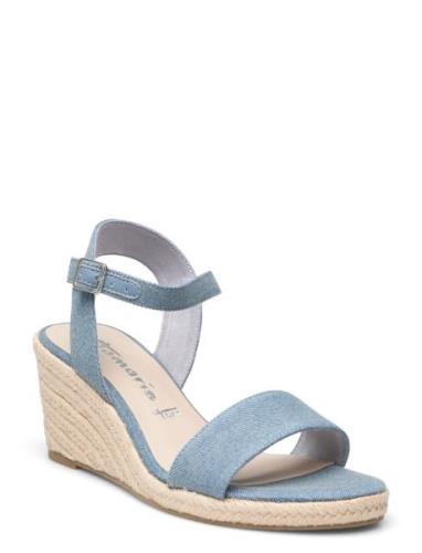 Women Sandals Kiilakorkokengät Blue Tamaris