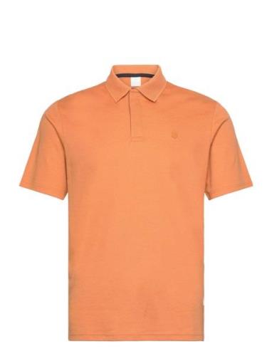 Jprccrodney Ss Polo Noos Tops Polos Short-sleeved Orange Jack & J S