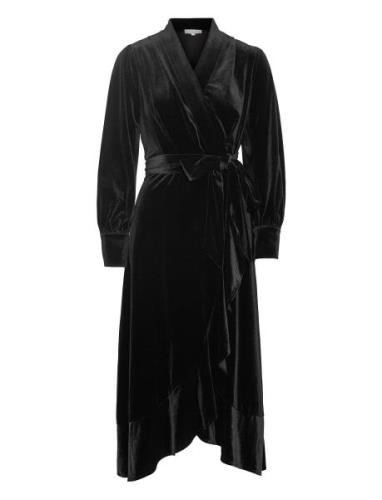 Iza Midi Dress Polvipituinen Mekko Black Love Lolita