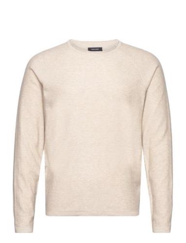 Jwhunion Knit Crew Neck Tops Knitwear Round Necks Cream Jack & J S