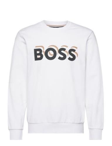 Soleri 07 Tops Sweat-shirts & Hoodies Sweat-shirts White BOSS