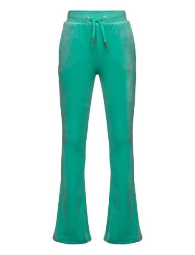 Diamante Bootcut Jogger Bottoms Sweatpants Green Juicy Couture