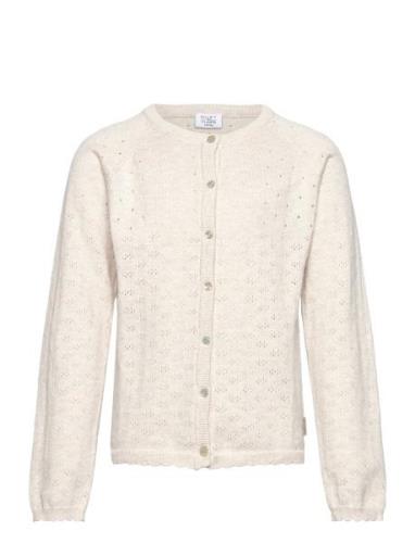 Cillja - Cardigan Tops Knitwear Cardigans Cream Hust & Claire