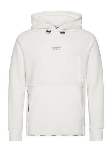 Sport Tech Logo Loose Hood Sport Sweat-shirts & Hoodies Hoodies White ...