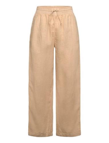 Relaxed Linen Pants Bottoms Trousers Beige GANT