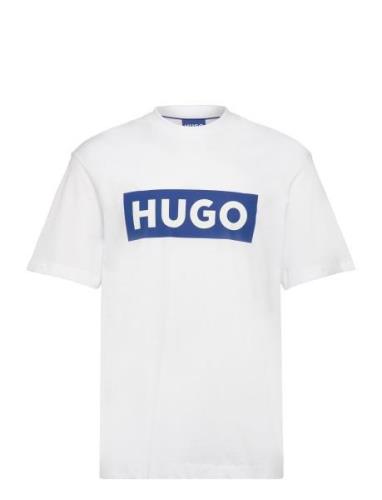 Nico Tops T-shirts Short-sleeved White HUGO BLUE