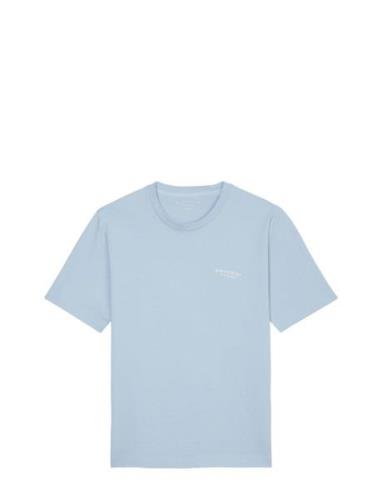 T-Shirts Short Sleeve Tops T-shirts Short-sleeved Blue Marc O'Polo