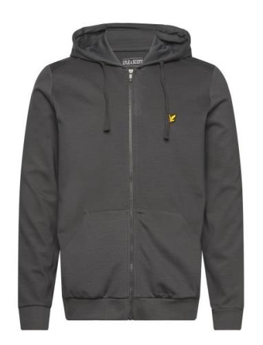 Full-Zip Hoodie Sport Sweat-shirts & Hoodies Hoodies Grey Lyle & Scott...