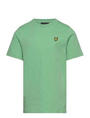 Plain T-Shirt Tops T-shirts Short-sleeved Green Lyle & Scott