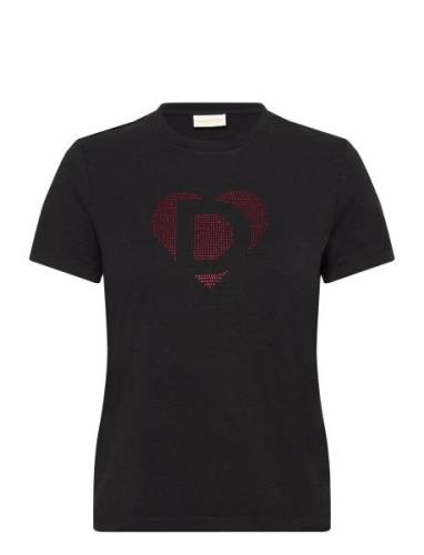 D Cor Tops T-shirts & Tops Short-sleeved Black Desigual