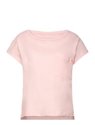 Organic Jersey Torva Tee Tops T-shirts & Tops Short-sleeved Pink Mads ...