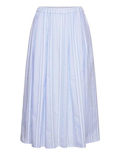 Jorina A-Line Skirt Polvipituinen Hame Blue Stylein