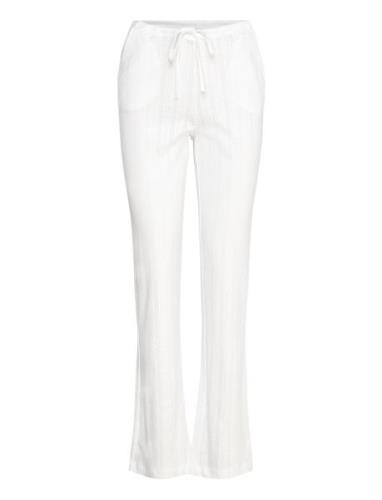 Sophie Trouser Pyjamahousut Olohousut White Once Untold