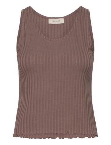 Chami Tank Tops T-shirts & Tops Sleeveless Brown Residus