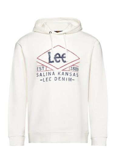 Hoodie Tops Sweat-shirts & Hoodies Hoodies White Lee Jeans