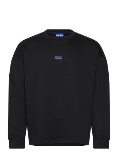 Naviu Tops Sweat-shirts & Hoodies Sweat-shirts Black HUGO BLUE