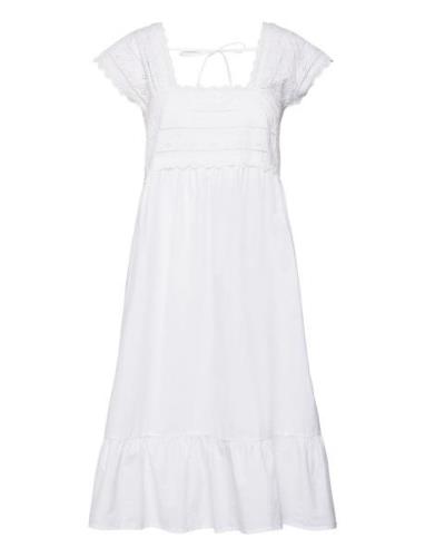 Nightdress Broderie Anglaise Yöpaita White Lindex