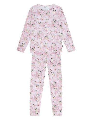 Lue Pyjamasetti Pyjama Pink Molo