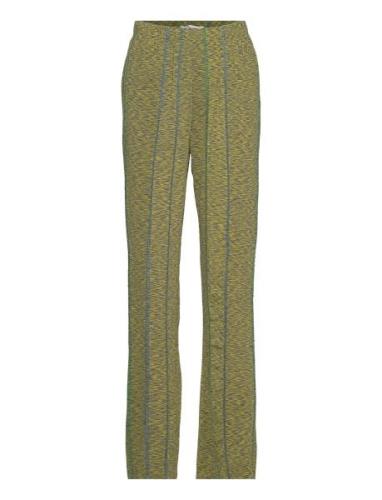 Dafnie Pants Bottoms Trousers Flared Green Hosbjerg