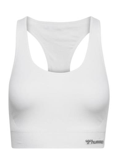 Hmltif Seamless Sports Top Sport Bras & Tops Sports Bras - All White H...