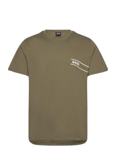 Tshirtrn 24 Tops T-shirts Short-sleeved Green BOSS