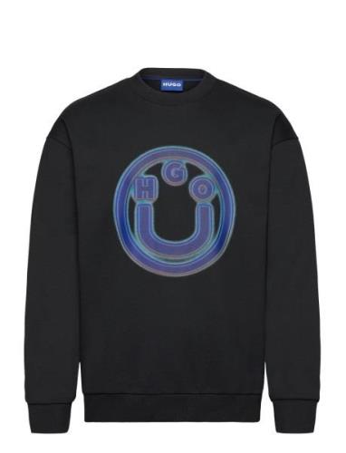 Nakaros Tops Sweat-shirts & Hoodies Sweat-shirts Black HUGO BLUE