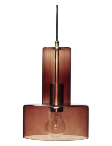 Ripple Lampe Home Lighting Lamps Ceiling Lamps Pendant Lamps Brown Hüb...