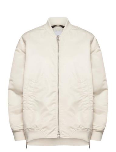 Satin Bomber Bombertakki Cream Calvin Klein Jeans