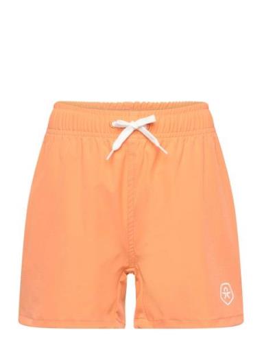 Swim Shorts, Solid Uimashortsit Orange Color Kids