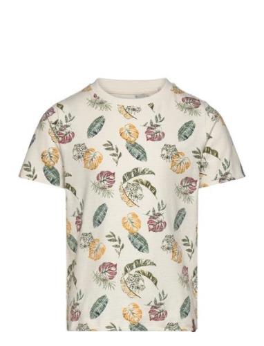 T-Shirt Ss Aop Tops T-shirts Short-sleeved Multi/patterned Minymo