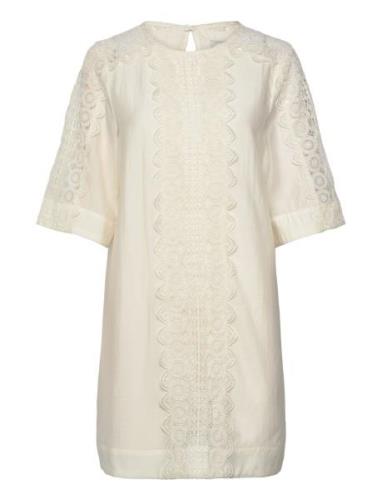 Cmmolly-Dress Lyhyt Mekko Cream Copenhagen Muse