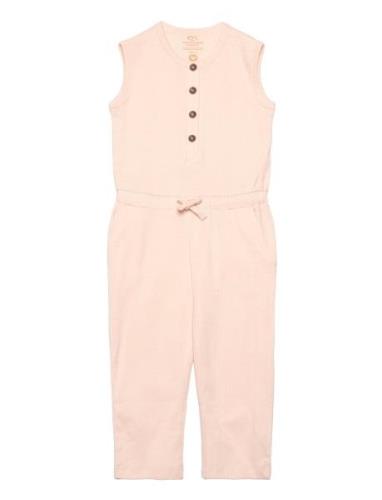 Rib Jersey Jumpsuit Jumpsuit Haalari Pink Copenhagen Colors