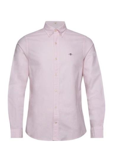 Slim Classic Oxford Shirt Tops Shirts Casual Pink GANT