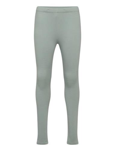 Leggings Basic Brushed Inside Bottoms Leggings Green Lindex