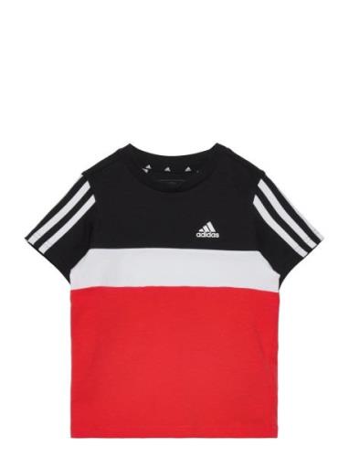 Lk 3S Tib T Tops T-shirts Short-sleeved Red Adidas Sportswear