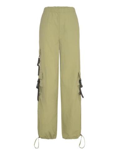 Nmknox Hw Cargo Pants Wvn Bottoms Trousers Cargo Pants Khaki Green NOI...