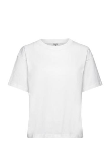 Loose Fit Tee Tops T-shirts & Tops Short-sleeved White Filippa K