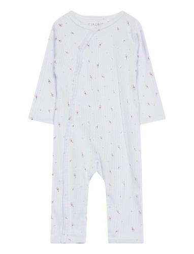 Nightsuit Rib Pyjama Sie Jumpsuit Haalari Grey Fixoni