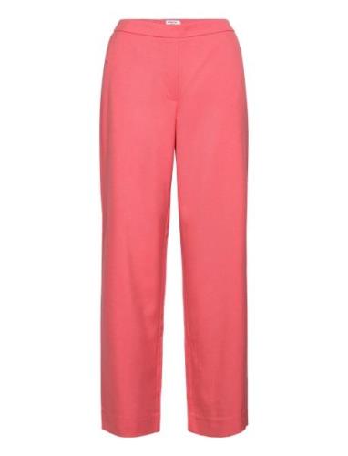 Mschfanilla Pants Bottoms Trousers Straight Leg Pink MSCH Copenhagen