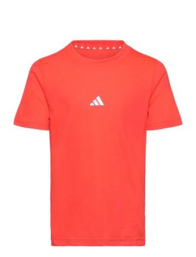 J D4T Tee Tops T-shirts Short-sleeved Orange Adidas Sportswear