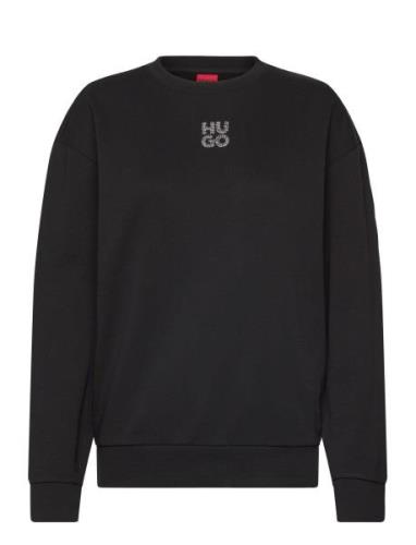 Easy Crew_6 Tops Sweat-shirts & Hoodies Sweat-shirts Black HUGO