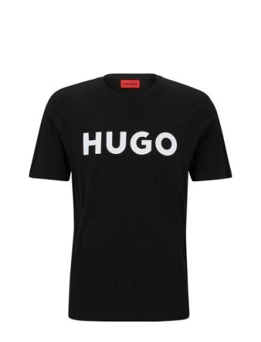 Dulivio Designers T-shirts Short-sleeved Black HUGO