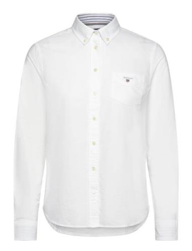 Reg Oxford Shirt Tops Shirts Long-sleeved White GANT