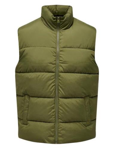 Onsalvin Quilt Puffer Vest Otw Vd Liivi Green ONLY & SONS