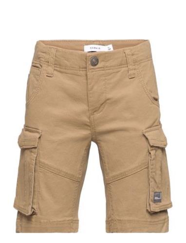 Nkmryan Reg Twi L Shorts 6776-Ba Noos Bottoms Shorts Brown Name It