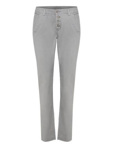 Crbaiily Twill Pant Bottoms Jeans Skinny Grey Cream