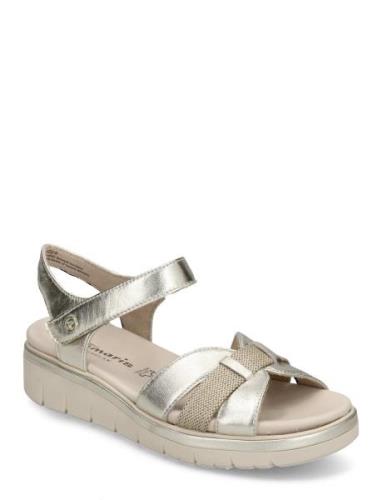 Women Sandals Matalapohjaiset Sandaalit Gold Tamaris