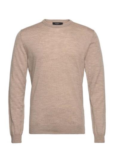 Margrate Tops Knitwear Round Necks Beige Matinique