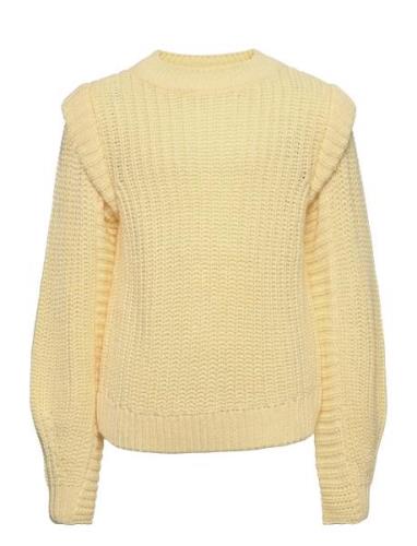 Koglexine L/S Pullover Knt Tops Knitwear Pullovers Yellow Kids Only